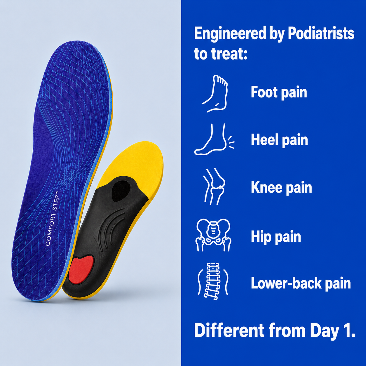 Comfort Step™ Pro Arch Insoles