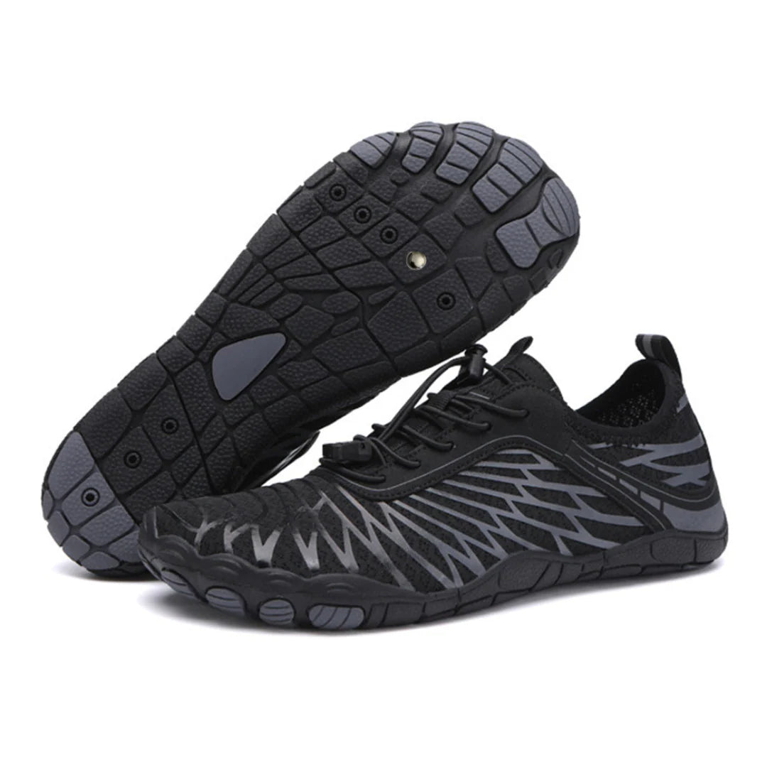 Comfort Step Barefoot Grounding Shoes - Black