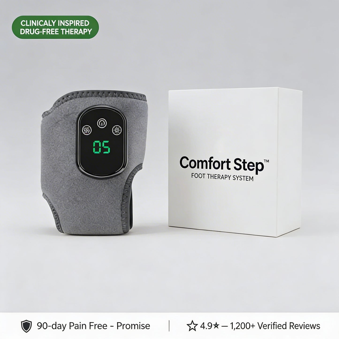 Comfort Step™ Triple Therapy Foot Massager