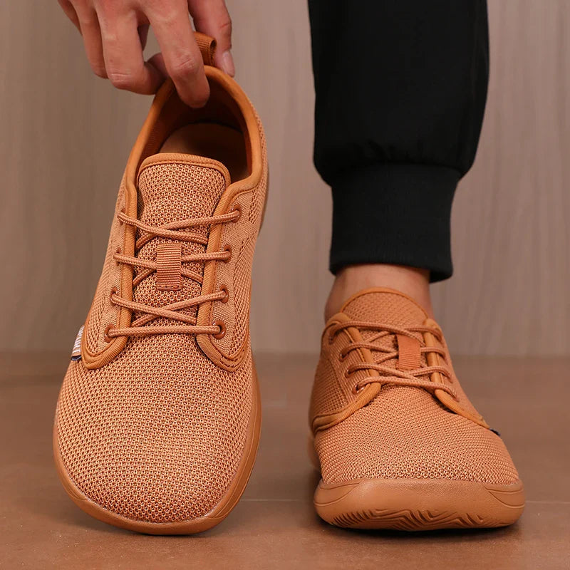 Wide Toe Sneakers — Khaki