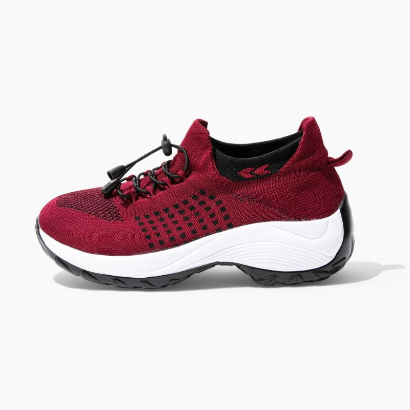 Ortho Stretch Cushion Shoes — Red